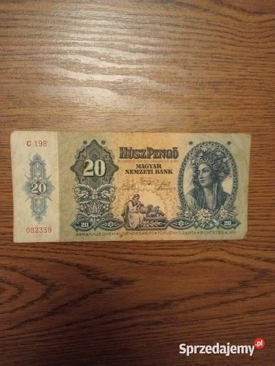 Banknot Węgry 20 Pengo 1941r Leszno