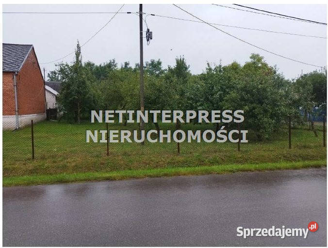 sprzedaży gruntu Tarłów 900m2