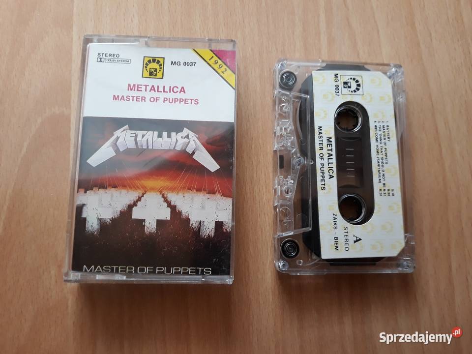 kaseta Metallica Master Of Puppets thrash heavy Kielce