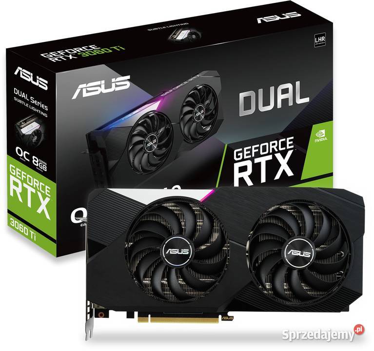 RTX3060Ti DUAL OC V2 LHR 8GB GDDR6 GWARANCJA