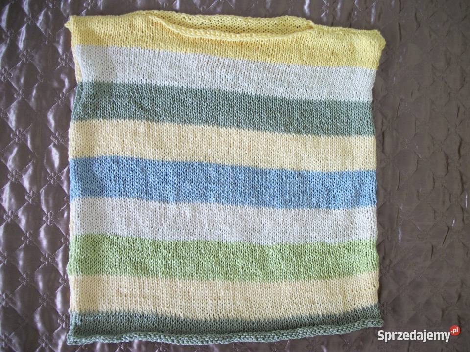 BEZRĘKAWNIK W PASY kolorowy Przemyśl