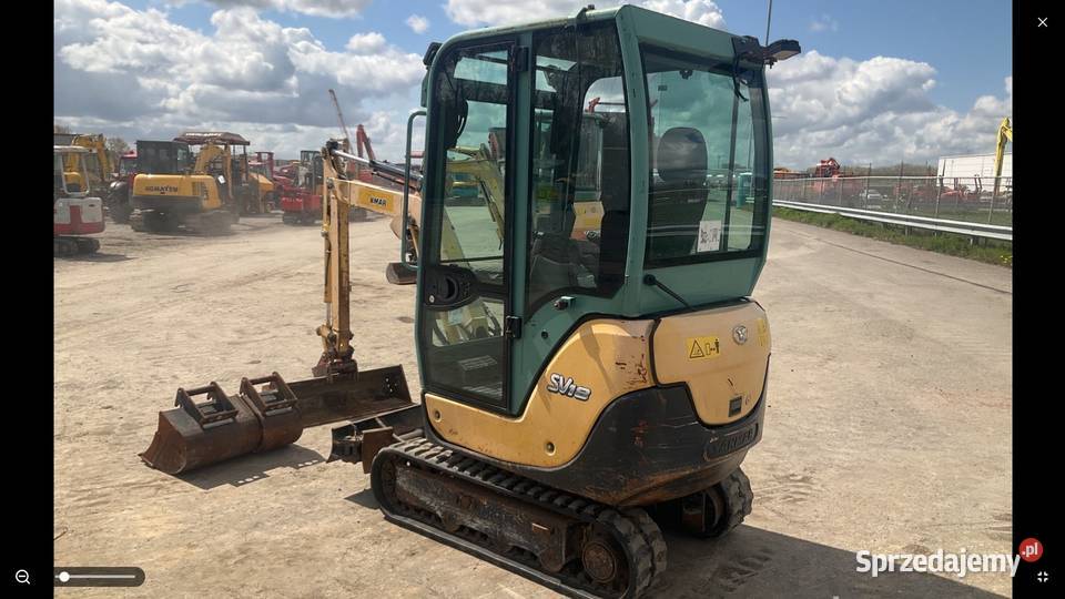 Mini koparka YANMAR SV18 2 t r 2015 Minikoparka Koparki małopolskie