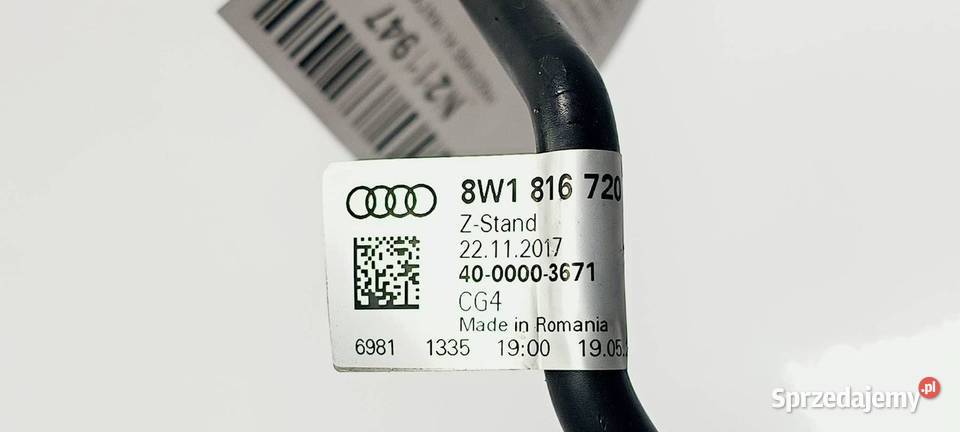 PRZEWÓD KLIMATYZACJI AUDI A4 B9 QUATTRO kujawsko-pomorskie