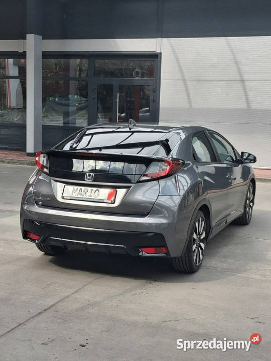 Honda Civic Bezwypadkowy bogata wersja serwisowany w ASO Gliwice