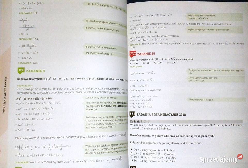 Matematyka Egzamin ósmoklasisty na 100 Chełm