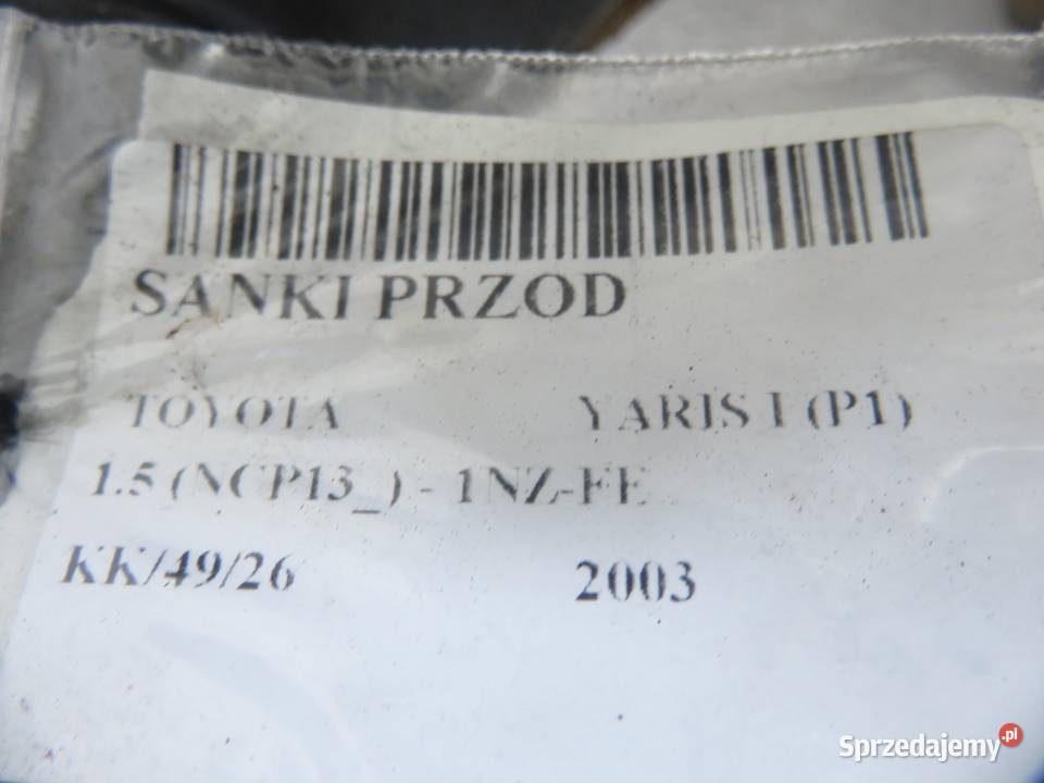 SANKI PRZÓD TOYOTA YARIS I P1 15 NCP13 1NZFE