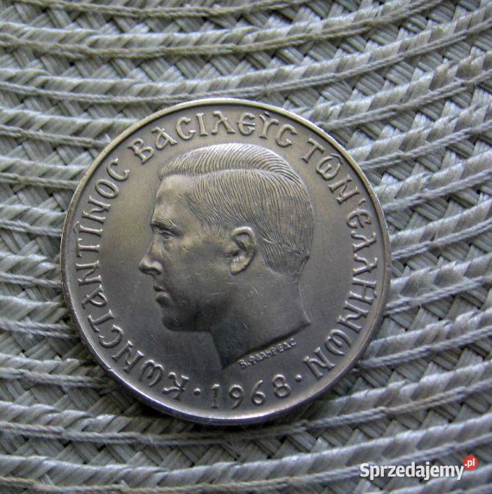 Grecja 10 Drachma 1968r Antyki, Sztuka, Kolekcje Kalisz