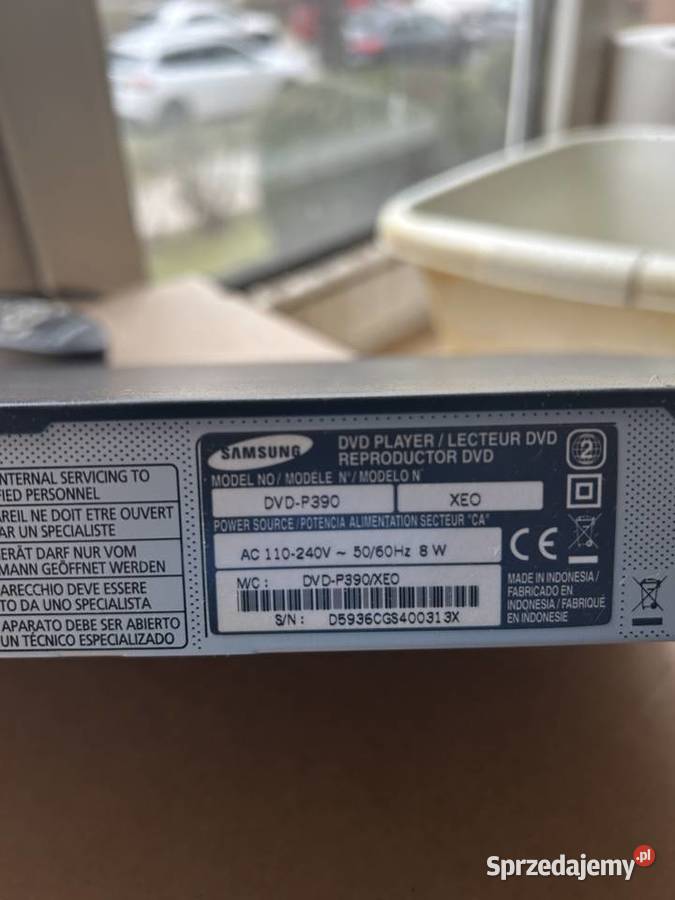 Odtwarzacz DVD Samsung DVDP390XEO pilot Samsung Wrocław