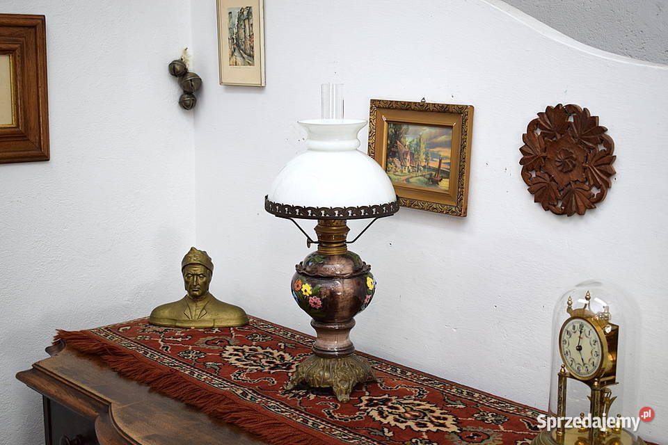 Lampa naftowa na biurko komodę wysyłam dolnośląskie Świdnica