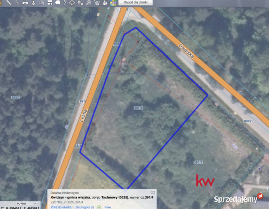 Grunt 1550m2 Tychnowy 1550m2