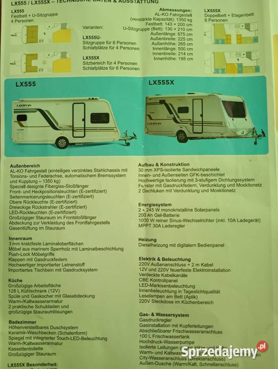 Nowe przyczepy kempingowe na sprzedaż Caravans Wrocław