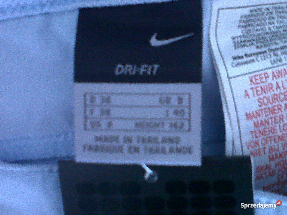 Nike 36spodnie DRI FIT błękitne z regulacją w pa Kraków sprzedam