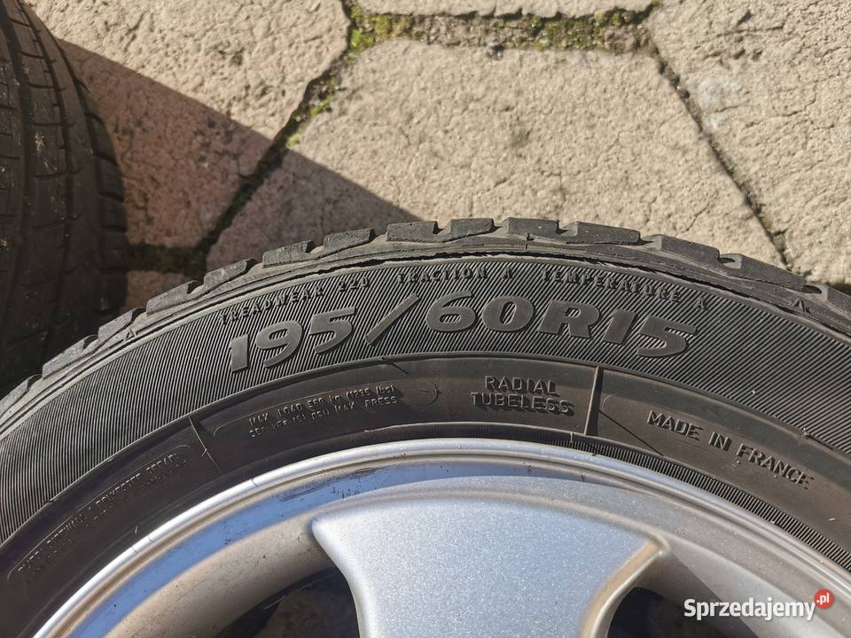 sprzedam komplet alufelg opel astra corsa 4x100 Bytom