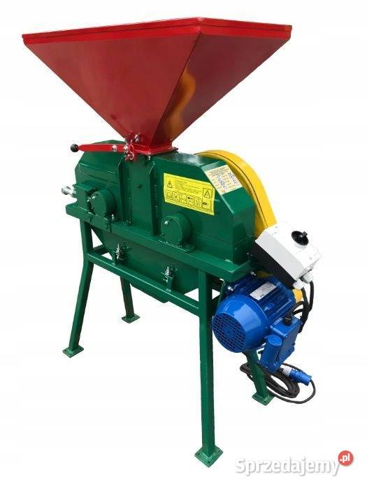 Gniotownik 230V WALCOWY zgniatacz ziarna GZ5 Kamionna