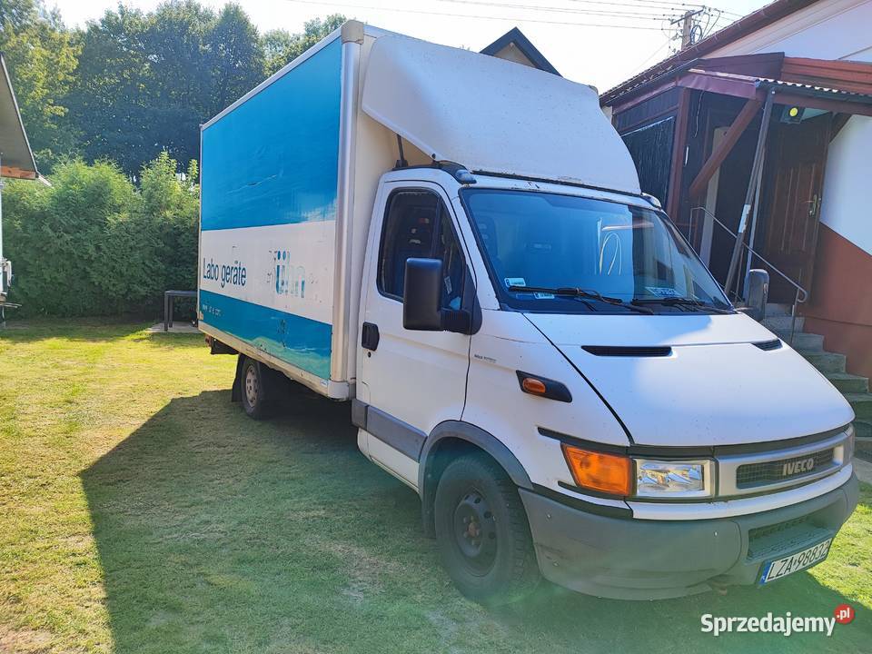 Iveco Daily 35C13 28 Unijet kontener 2002r winda nieuszkodzony Krasnobród