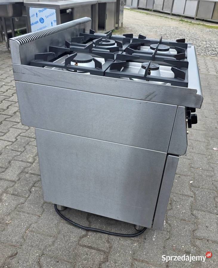 Kuchnia Gaz 4 Pal Piekarnik Elekt STALGAST M1582 Nowe Skalmierzyce