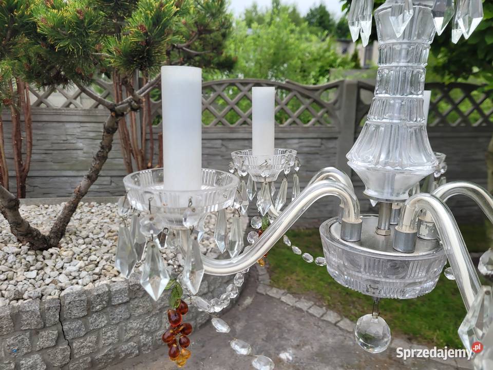 Piękny Kryształowy Żyrandol W Stylu Glamour Z Częstochowa