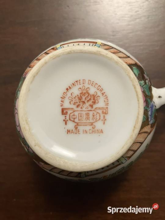 Ręcznie malowane filiżanki z chińskiej porcelany Filiżanki i spodki Kraków