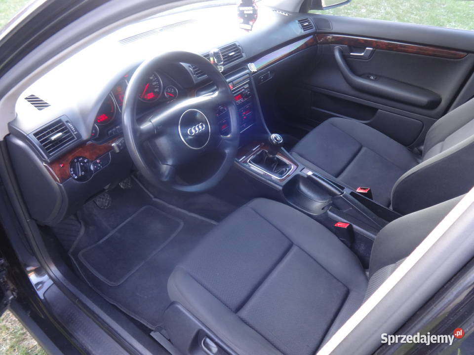 Audi A4 B6 18T 2002 LPG 163hp sedan czarna Alu lakier metallic