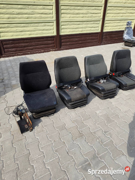 Fotele ISRI 12v pneumatyczne mechaniczne maszny Strzyżew
