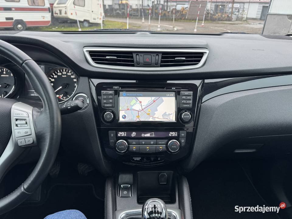 Nissan Qashqai 12 BENZYNA Klimatronik Nawigacja wielofunkcyjna kierownica