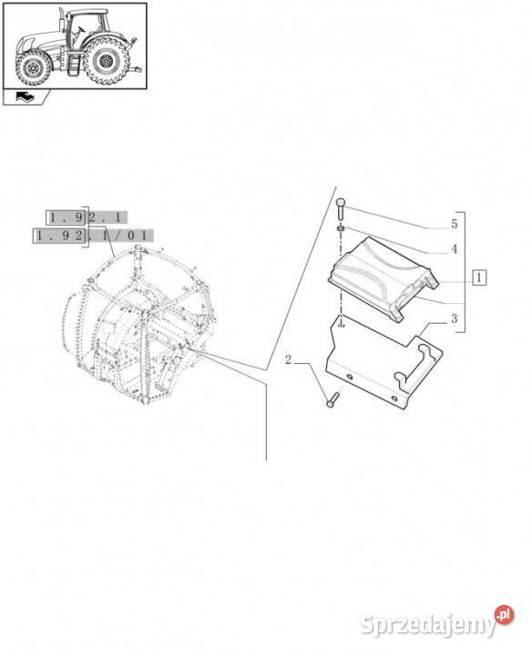 Holland T6010 T6070 Ecu 84214115 Jastrzębniki