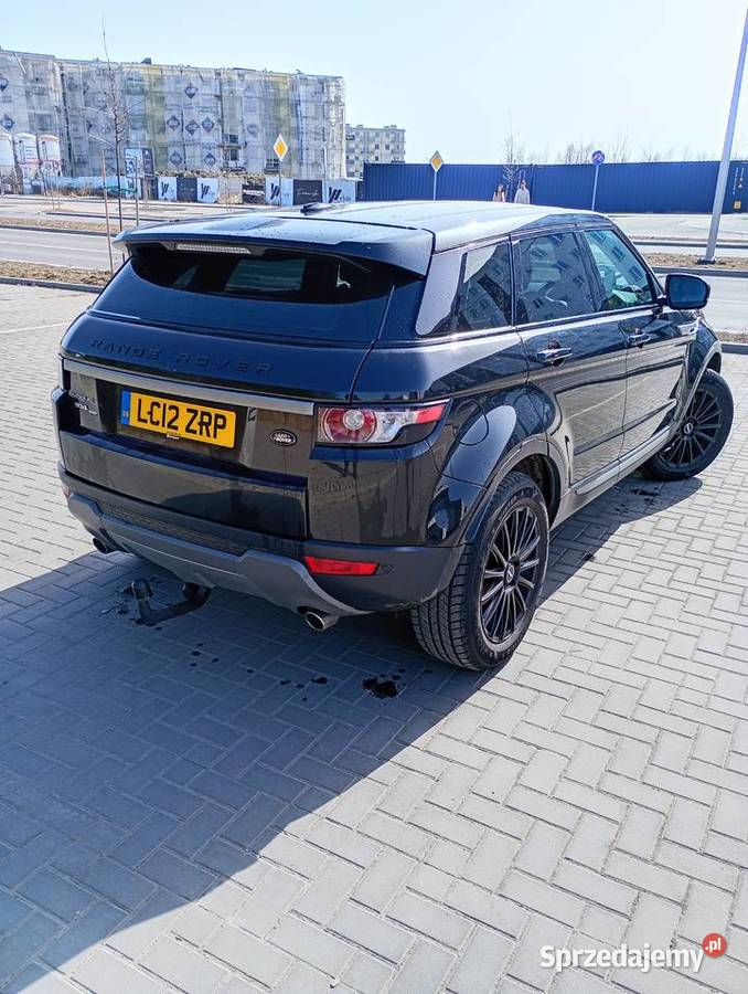 Land Rover Evoque 22d 2012 4x4 anglik Rok produkcji 2012 lubelskie Biała Podlaska