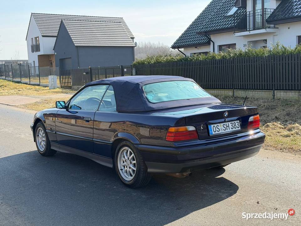 Bmw e36 cabrio 318iA 18 benzyna automat Jasne 164008km Seria 3 Stargard