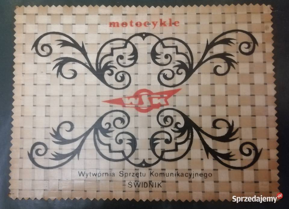 Motocykle WSK Świdnik podkładka na stół PRL Kraków