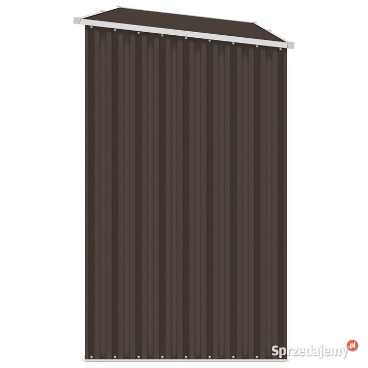 Szopa z wiatą na drewno brązowa 245x98x159 stal Warszawa sprzedam