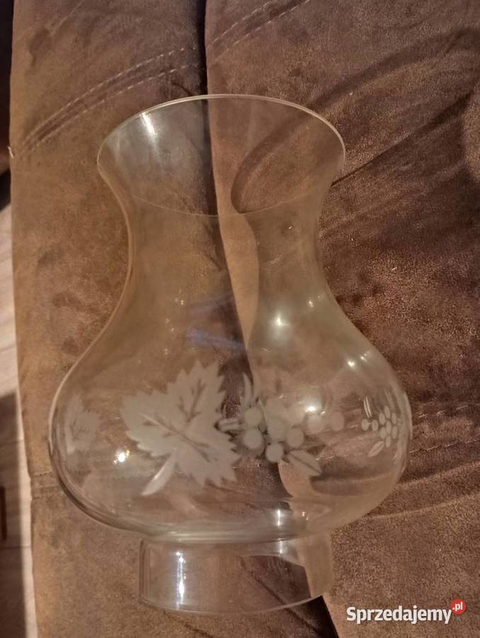 Pięknie zdobiony klosz do lampy komin Biłgoraj