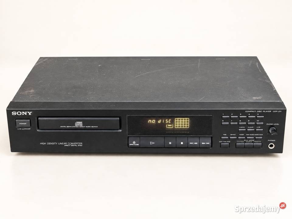 odtwarzacza CD Sony CDP211 Poddębice