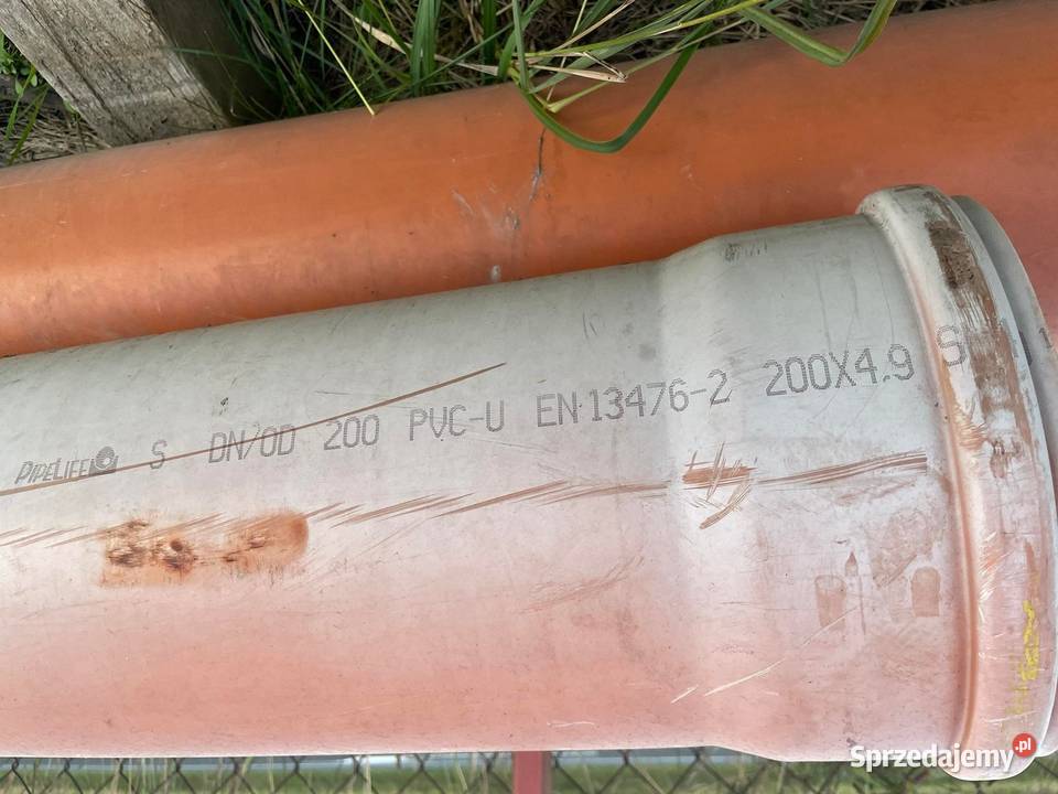 Rura PCV Pipelife 200 x 49 x 6000 mm Hydraulika i armatura Tarnów