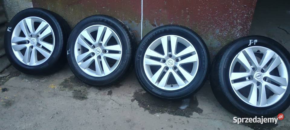 Felgi 16 5x110 z opla astry h z oponami letnimi Strzelce