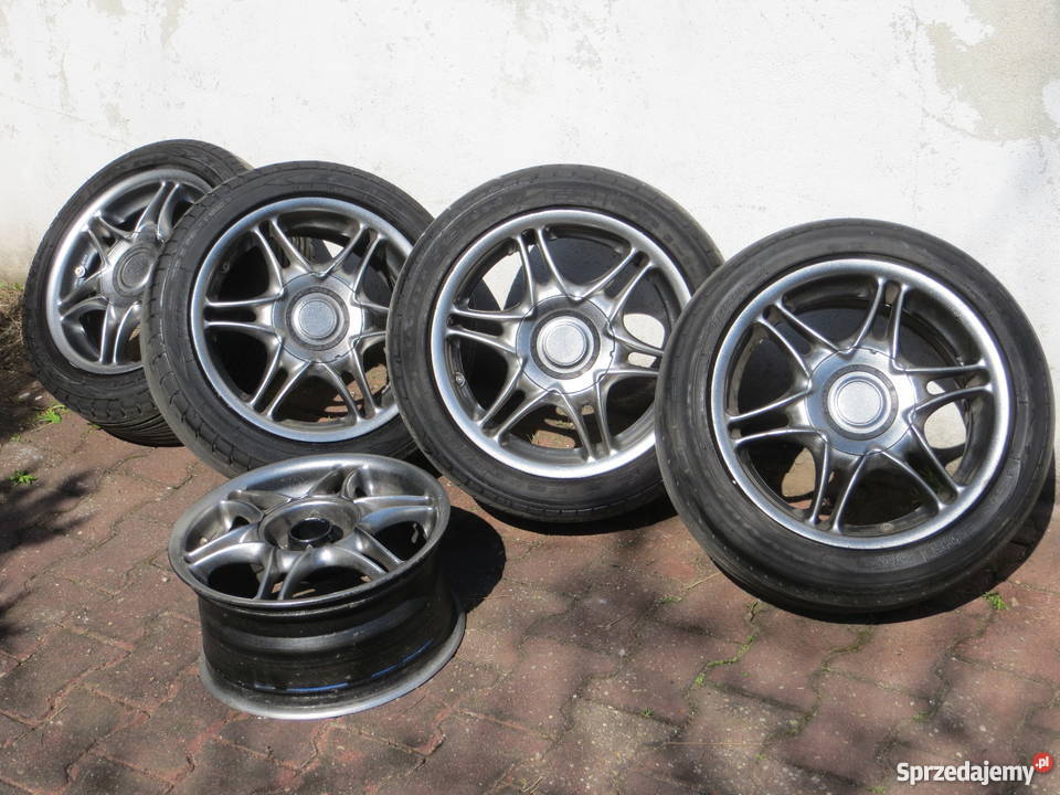 Komplet 4 kół pięciu felg 15 4x98 FIAT z 4 aluminiowe Radzionków sprzedam