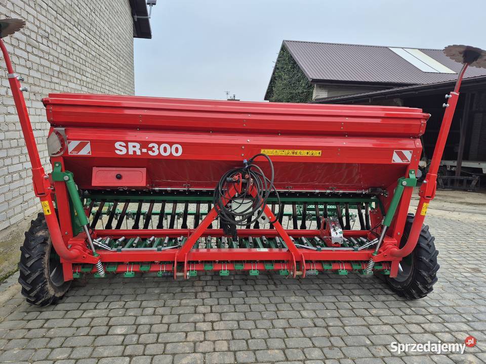 Siewnik AgroMasz SR300 dwutalerzowy z nadstawką Puławy sprzedam