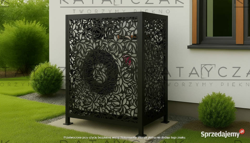 Designerska obudowa pompy ciepła dopasuj do