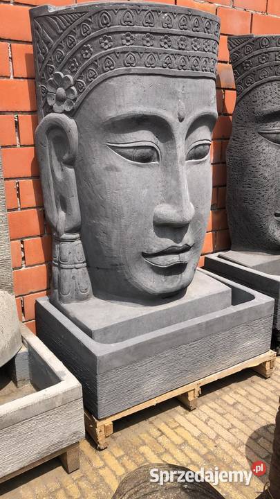 Fontanna Budda buddha fontanna Twarz Buddy Ogród Warszawa