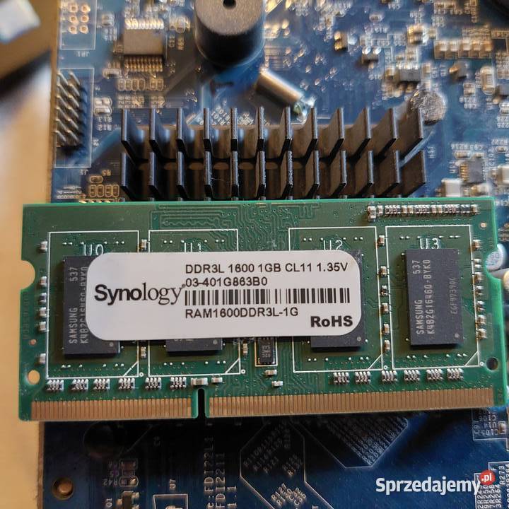 2 x Pamięć Synology DDR3L 1600 1GB CL11 135V Bielsko-Biała