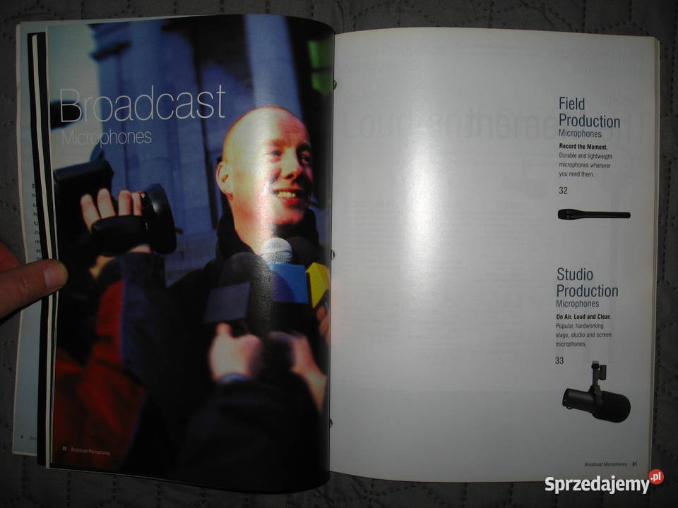 SHURE 2006 Product Catalog katalog Sprzęt estradowy, studyjny i DJ-ski Kępice sprzedam