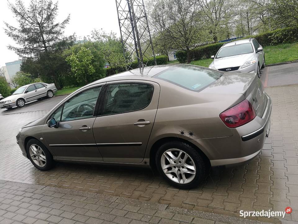 bogata wersja PEUGEOT 407 sedan poj 20 hdi skrz autoalarm