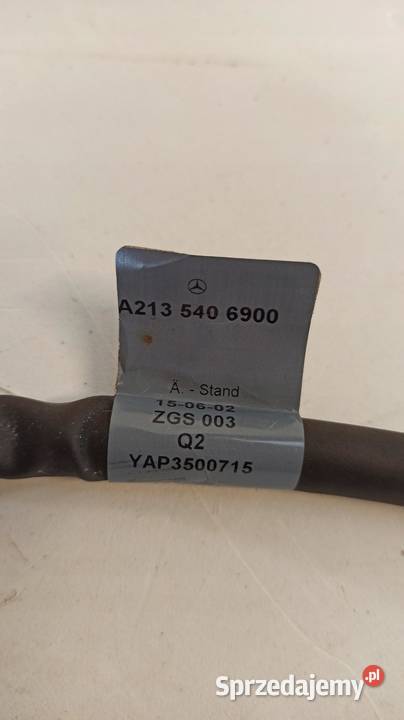 PRZEWÓD MINUSOWY MERCEDES W213 A2135406900 Części samochodowe