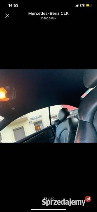 Mercedes clk w209 coupe diesel 18 kt5 sprawny automatyczna Siedlce