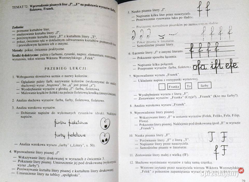 Język polski Kl 1 Materiały metodyczne Zeszyt 2 Rok wydania 1992 Kultura i Rozrywka Chełm