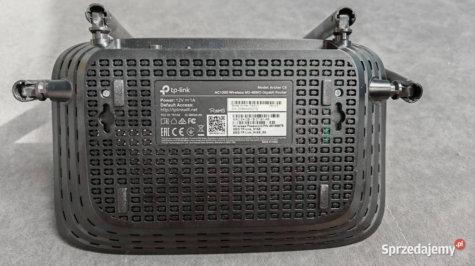 Router TPLINK Archer C6 AC1200 MUMIMO router Rzeszów sprzedam