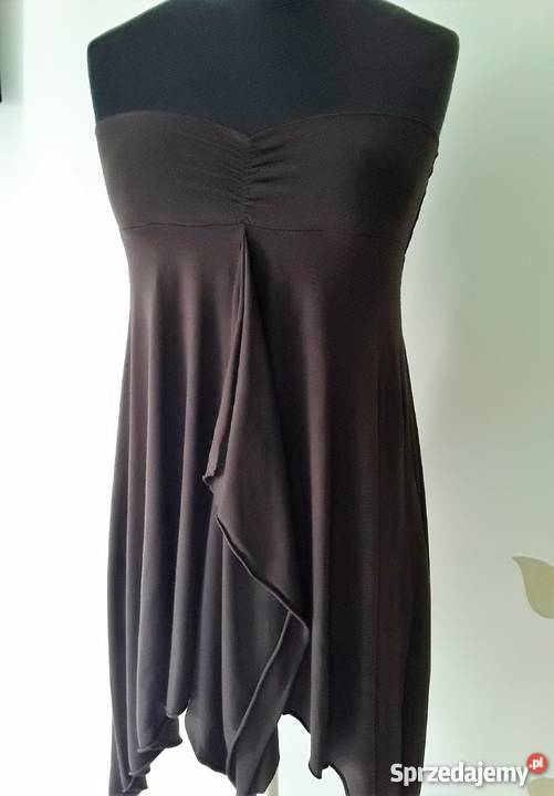 Toptunika niesymetryczna bez ramiączek rozmiar mazowieckie Warszawa sprzedam