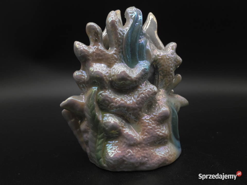 Porcelanowa figurka delfiny Porcelana i szkło Raszków