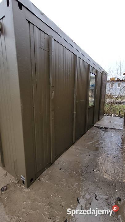 Kontener biurowy szatniowy altanka 6 metrowy pomorskie Słupsk