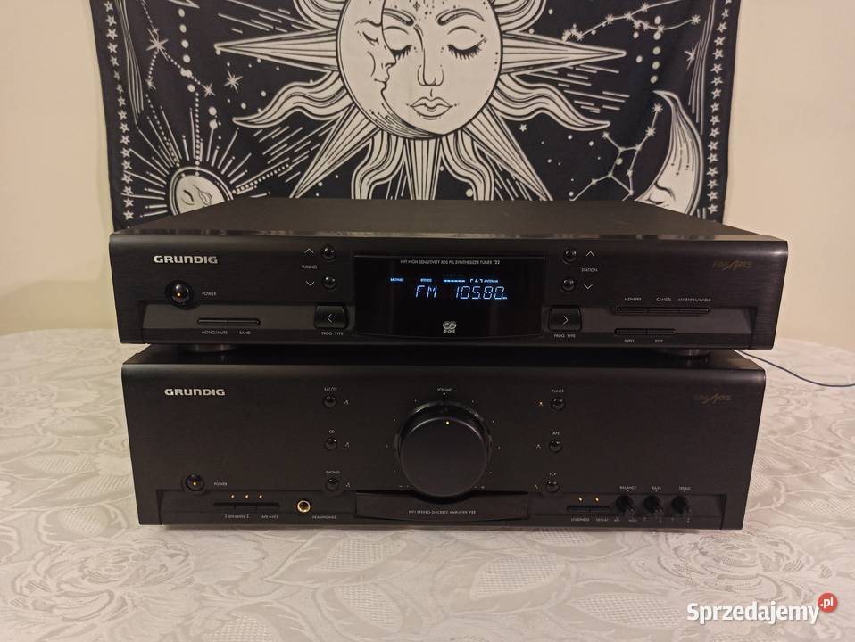 Zestaw wzmacniacz Grundig V23 FineArts tuner dolnośląskie Kamienna Góra