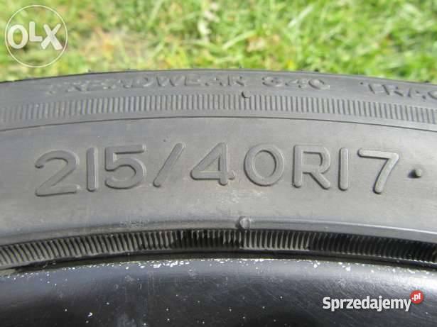 Felgi 17 szprychy z oponami Słupsk